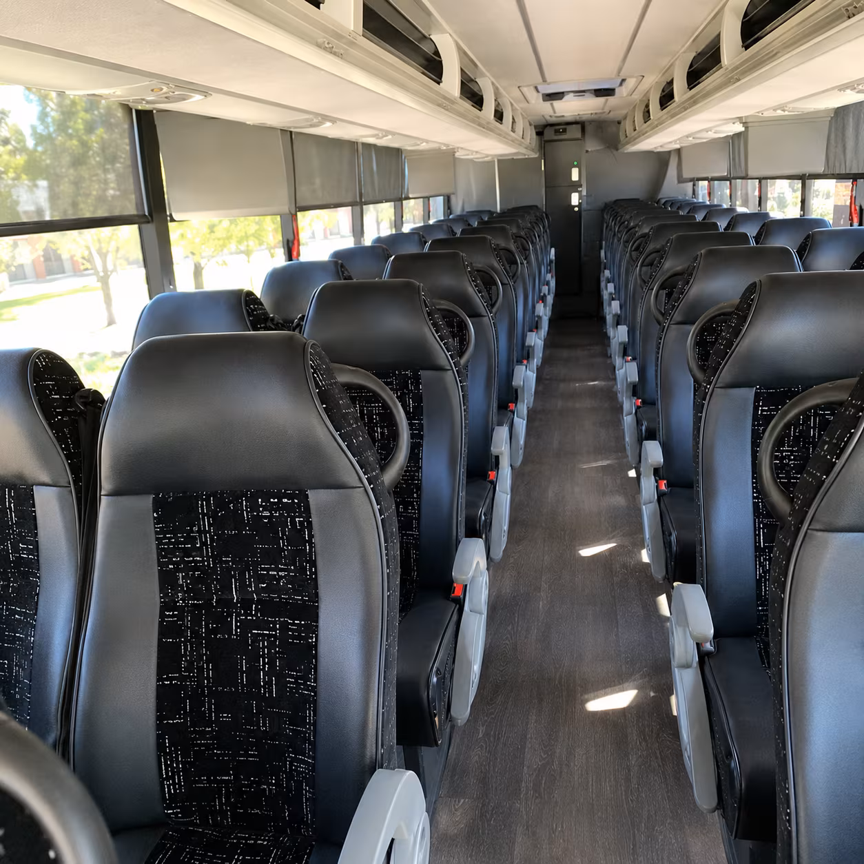 charter bus rentals shuttle service at norfolk international airport orf