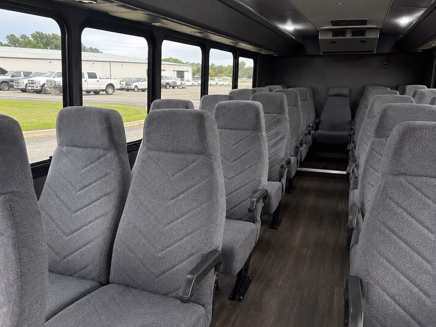 portsmouth 15 passenger minibus interior