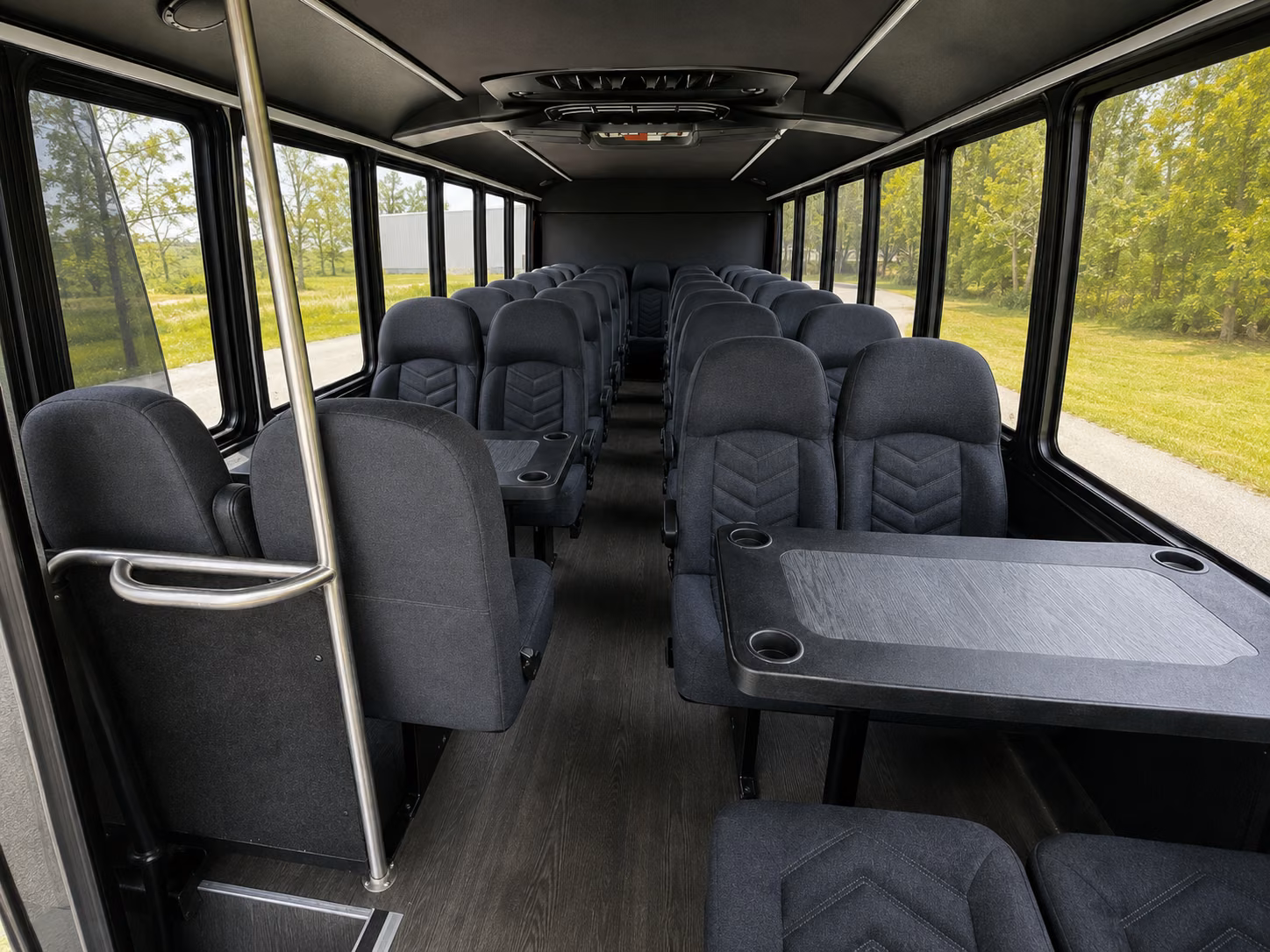 portsmouth 20 passenger minibus interior