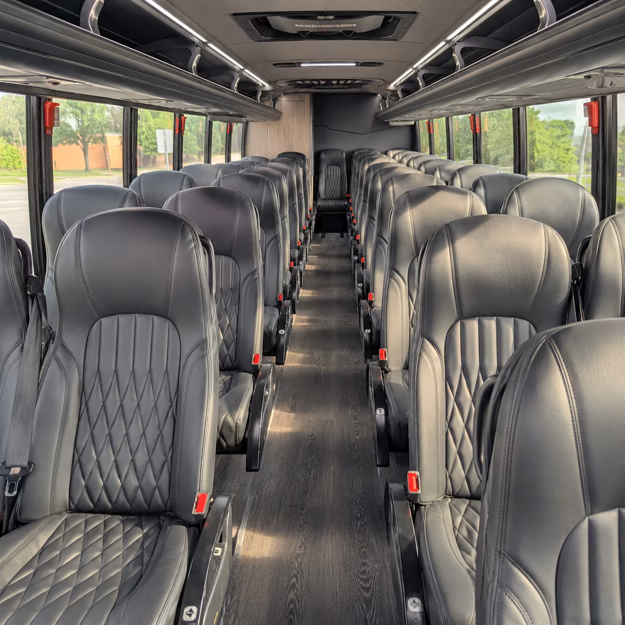 portsmouth 25 passenger minibus interior