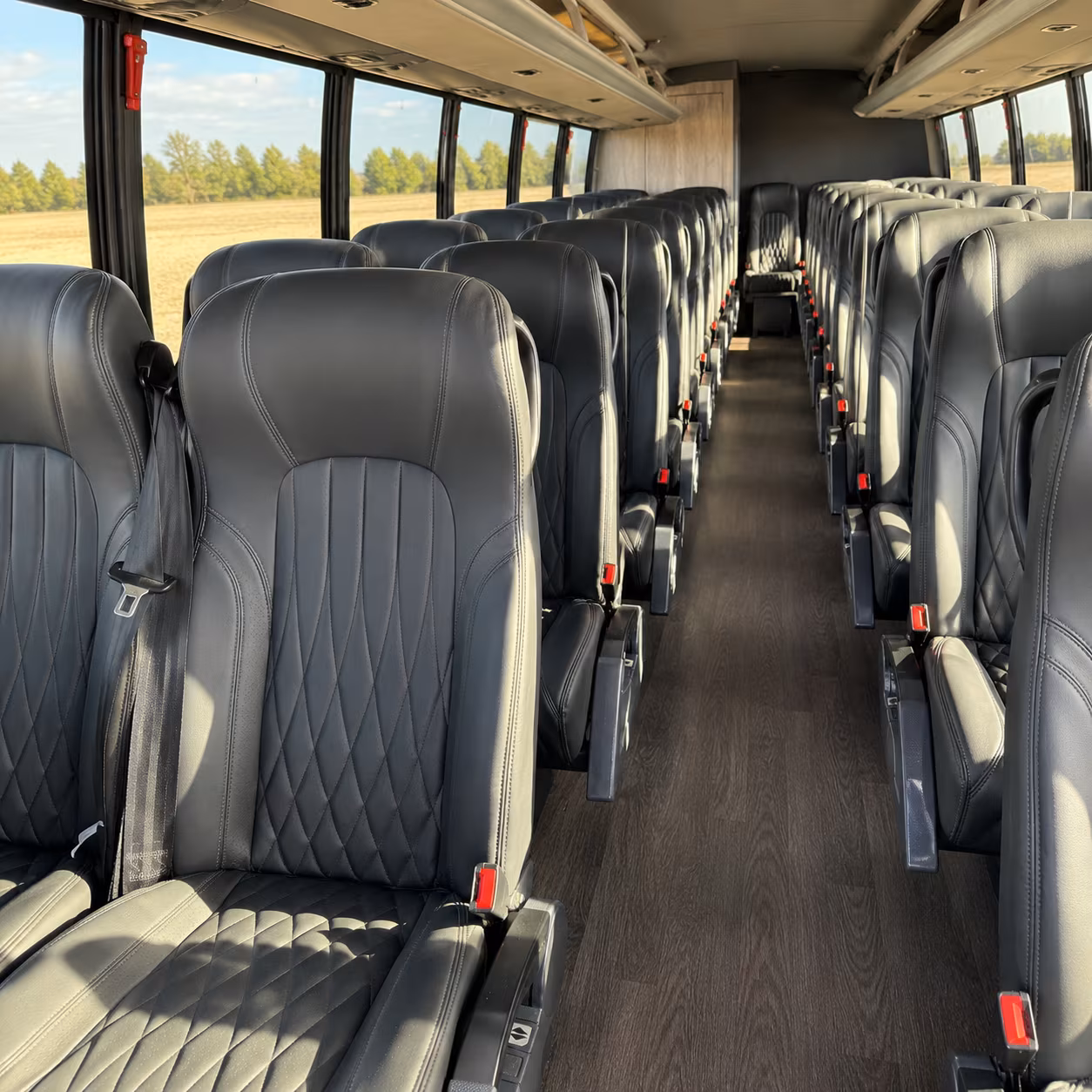 portsmouth 28 passenger minibus interior