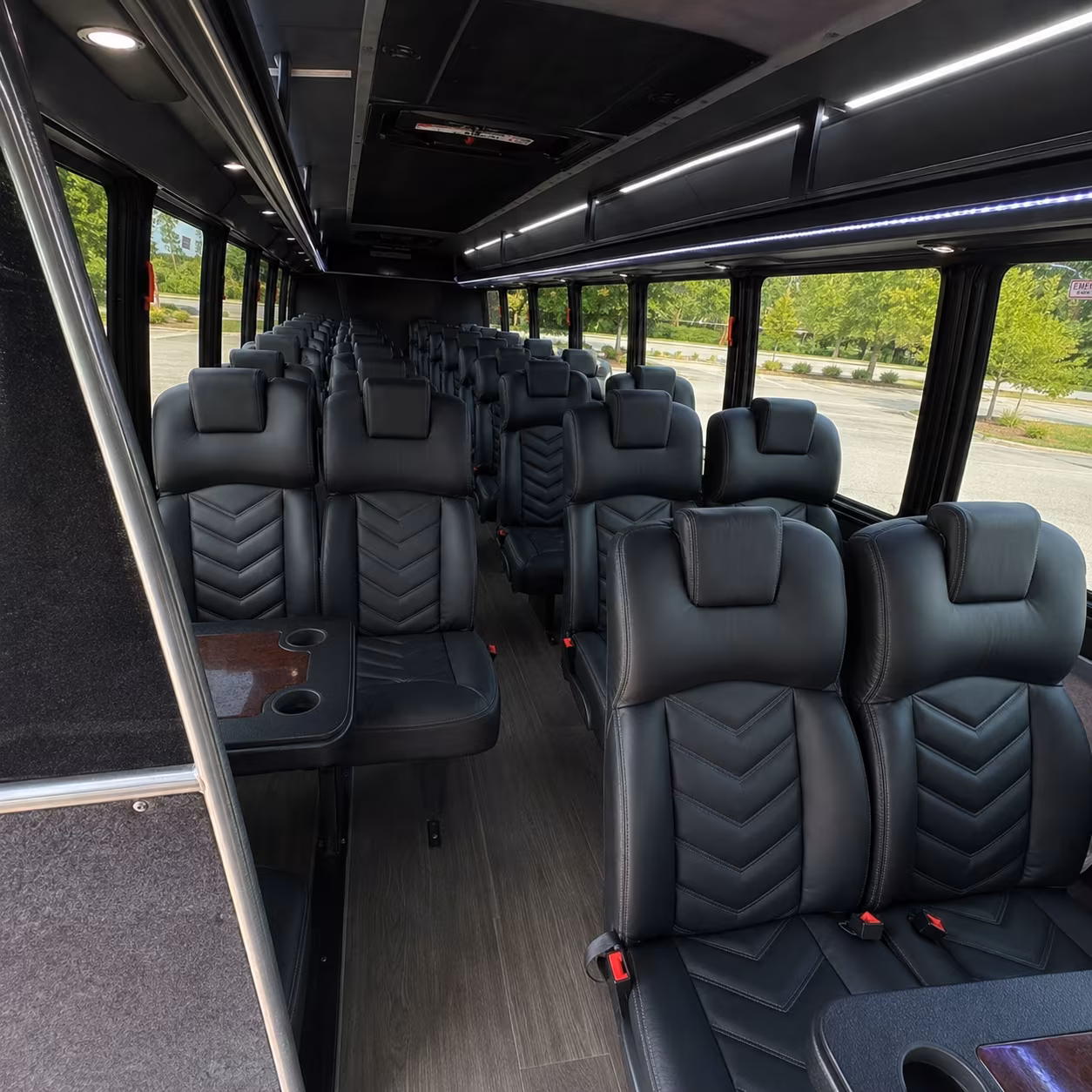 portsmouth 30 passenger minibus interior