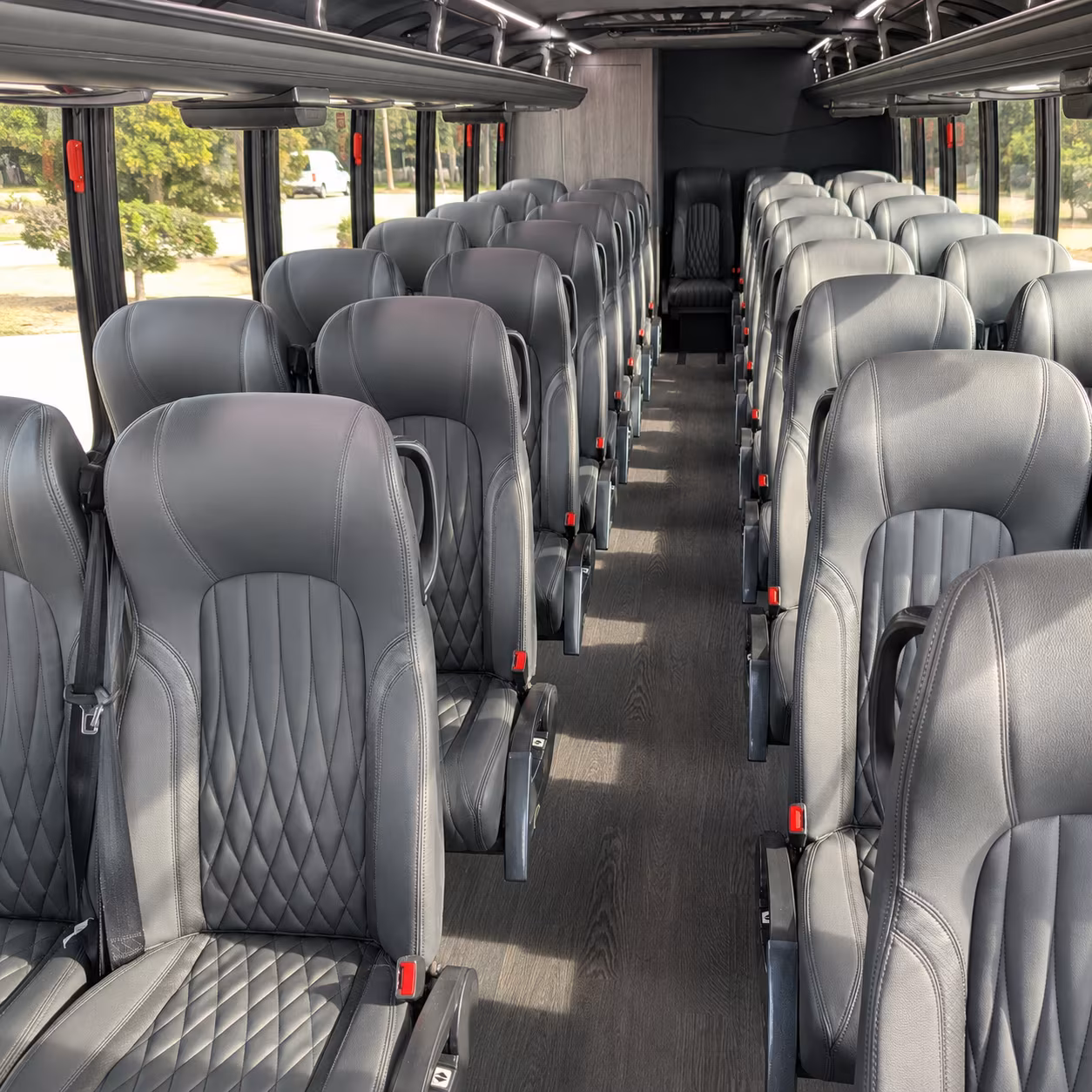 portsmouth 35 passenger minibus inside
