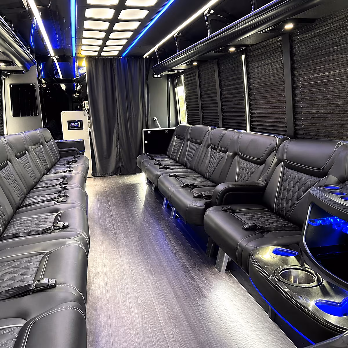 portsmouth party bus interior