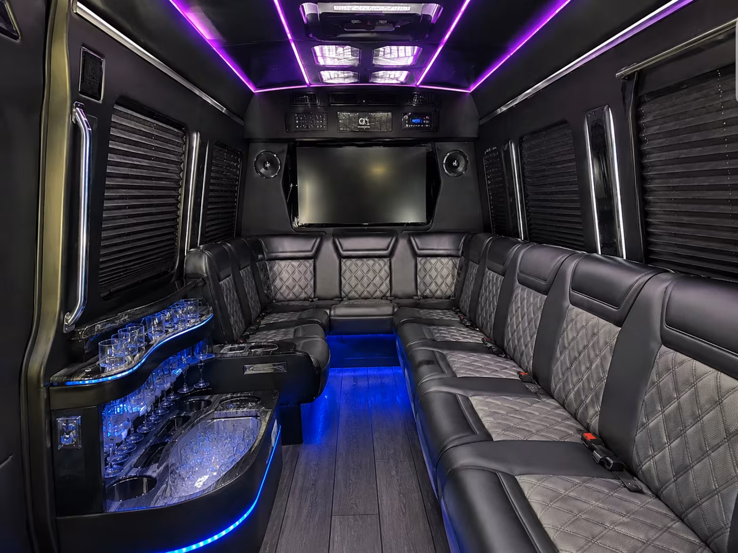 portsmouth sprinter limousine inside
