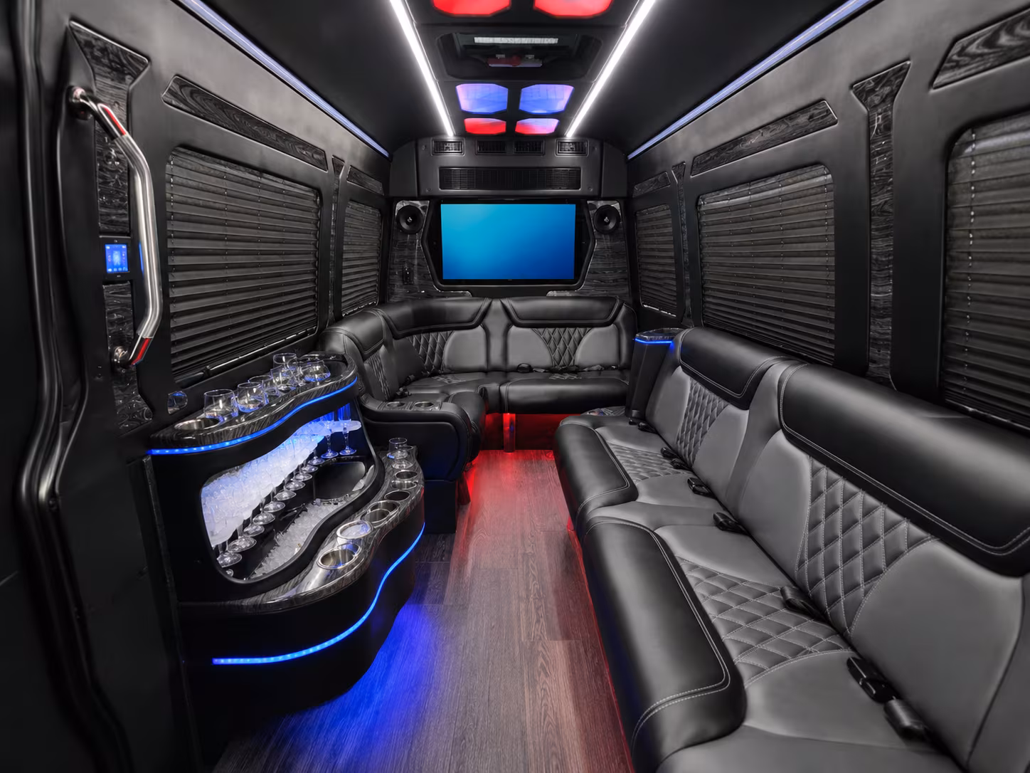 portsmouth sprinter limousine interior