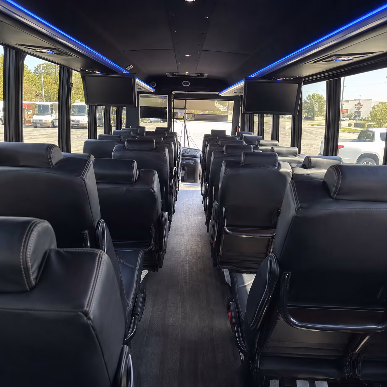 what kind of bus are you looking for and how does that change the price in portsmouth